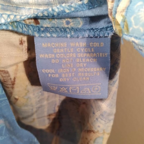 Bermuda Bay Silk Sailboat Beach Button Shirt XL - Picture 6 of 11